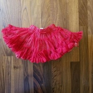 Sparkle red skirt